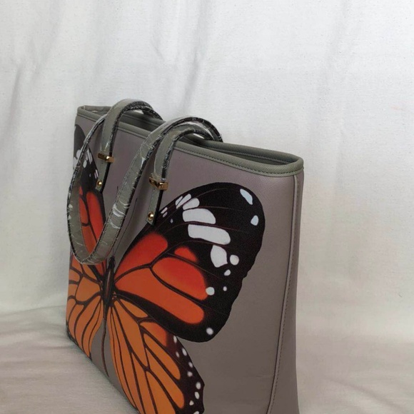 Cooco Design Handbag Shoulder Tote - Butterfly - Picture 8 of 8